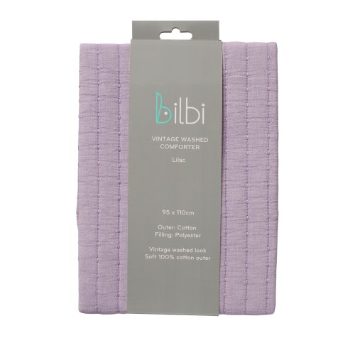 Bilbi Vintage Washed Comforter Lilac