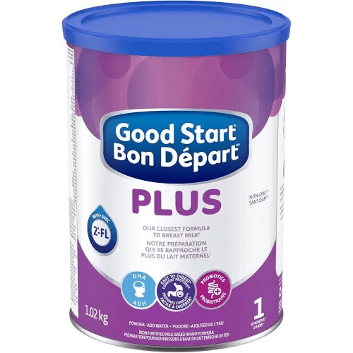GOOD START PLUS 1 Powder Baby Formula, Easy to Digest, Contains DHA For Brain & Eye Development, Probiotics and 2'-FL, Powder, 1.02kg