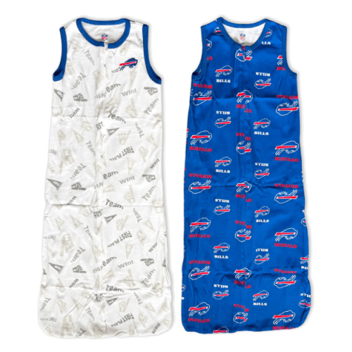 Buffalo Bills Full Zip Arms Free Sleep Sack 2-Pack