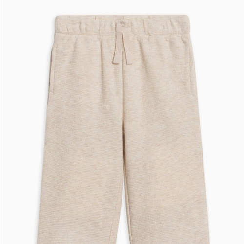 Clove Waffle Knit Straight Leg Pants