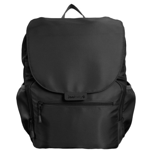Jool Baby RELAY Diaper Bag Backpack with Changing Pad – 12-Pocket Large Capacity Bag, Includes Insulated Bottle Pockets, Portable Breast Pump Pockets, Baby Wipe Dispenser Pocket & More (Black)