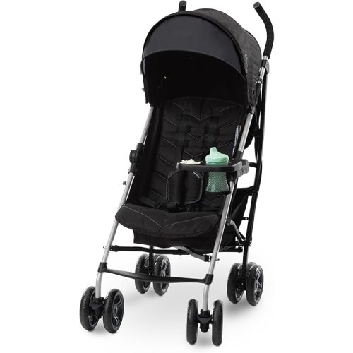 3Dlite Convenience Stroller, Gray – Lightweight Stroller with Aluminum Frame, Large Seat Area, 4 Position Recline, Extra Large Storage Basket – Infant Stroller for Travel and More