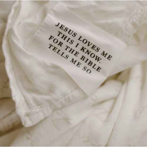 Jesus Loves Me Swaddle Blanket – OUR HOUSE ABOVE