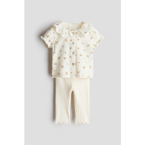 2-piece Blouse And Leggings Set, 9M