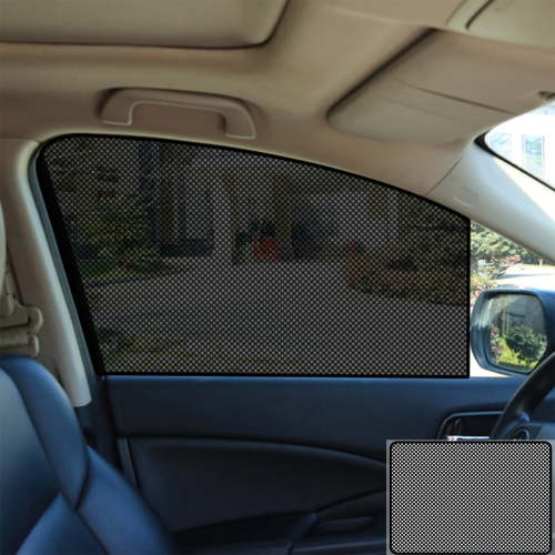 Reusable Cuttable Electrostatic Car Window Sunshade Film, 2PCS 50x80CM No Glue Anti-UV Heat Insulation Sun Block Sticker, Removable No Residue Privacy Protect for Auto Home Glass Door