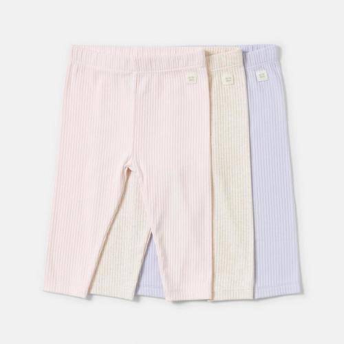 3 Pack Ribbed Leggings - Kmart