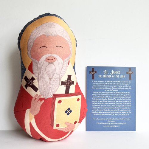 St. James the Brother of the Lord Snuggly Saints Doll — Draw Near Designs