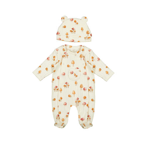 Dungaree and hat set 15-02705-071