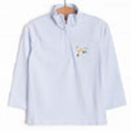 Doorbuster: Mallard Embroidered Pullover, Blue – Stitchy Fish