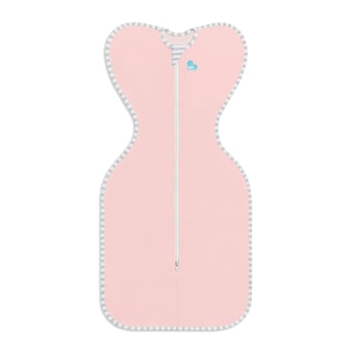 Love to Dream Swaddle UP, Baby Sleep Sack, Self-Soothing Swaddles for Newborns, Improves Sleep, Secure Fit Helps Calm Startle Reflex, New Born Essentials for Baby, 1.0 TOG, 5-8.5 lbs, Pink