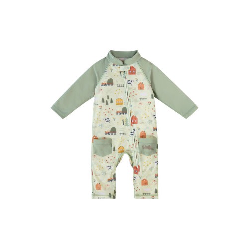 Sun & Swim Suit, 3-6M