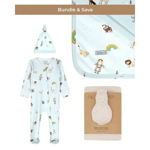 Blessed Beginnings Baby Boy Bundle - Noah & The Ark