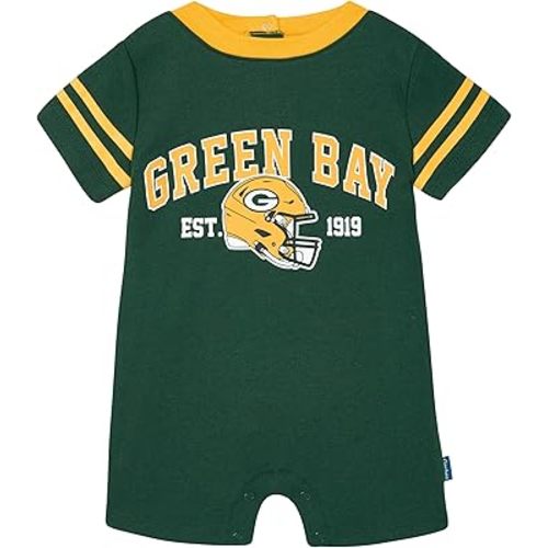 Gerber NFL Unisex-Baby NFL Team Short Sleeve Romper