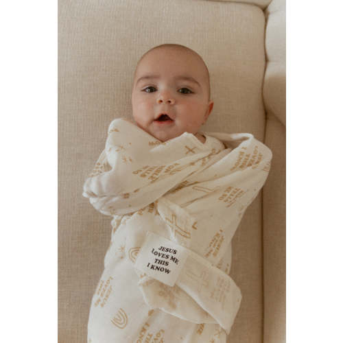 Jesus Loves Me This I Know Swaddle Blanket – OUR HOUSE ABOVE