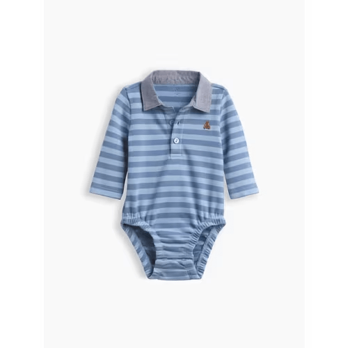 Baby VintageSoft Rugby Polo Bodysuit