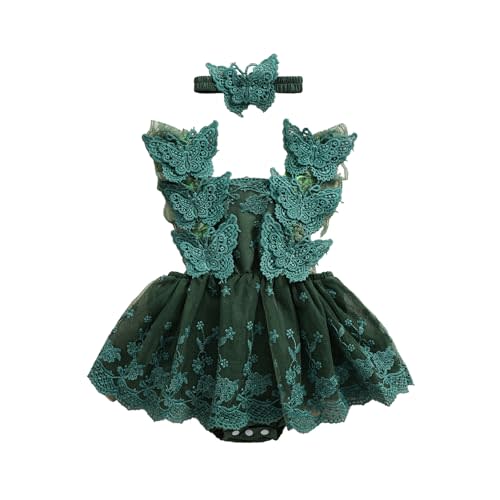 Newborn Baby Girl Romper Dress Infant Sleeveless Lace Floral Romper Bodysuit Baby Girl Summer Clothes Outfits