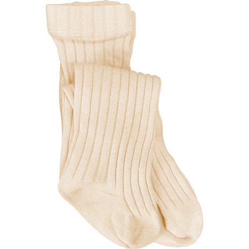 3-12M Cotton Tights, Oat - The Blueberry Hill | Maisonette