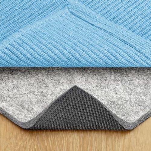 RUGPADUSA - Dual Surface - 8'x10' - 1/4" Thick - Felt + Rubber - Non-Slip Backing Rug Pad - Safe for All Floors