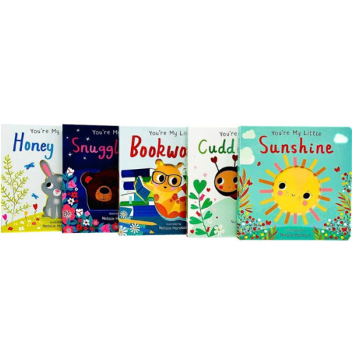 You are My Little Series 5 Books Collection Set By Nicola Edwards & Natalie Marshall (Sunshine, Honey Bunny ,Snuggle Bear, Bookworm & Cuddle Bug)
