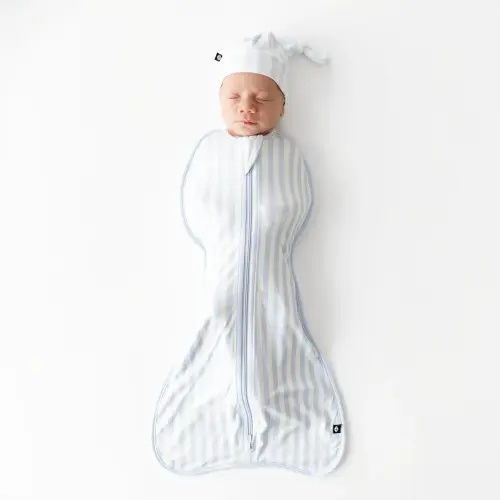 Swaddle Bag in Small Mist Stripe 0.5 - Newborn