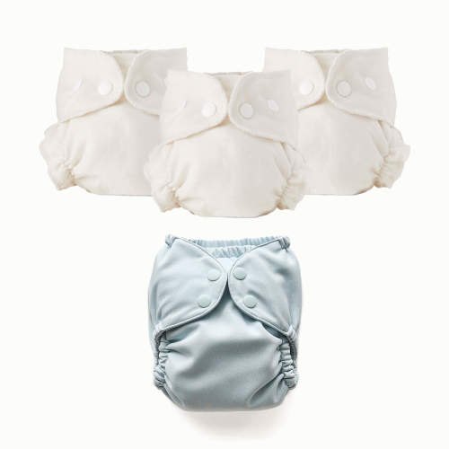 Checkout - Esembly cloth diapers (size 2) 1 outter/ 3 inner w/inserts pad