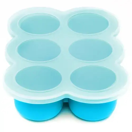 WeeSprout | Large Baby Food Freezer Tray with Silicone Lid | 3 oz Sections