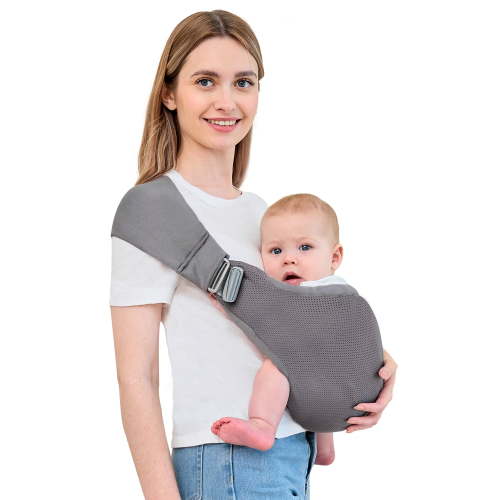 Baby Carrier Newborn to Toddler - 2-in-1 Baby Wrap & Baby Carrier - Pre-Wrapped Baby Sling Wrap Newborn - Soft & Stretchy Baby Sling Carrier- 7-35 lbs