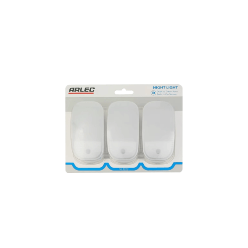 3 Pack Arlec Mini Plug In Night Light with Day Light Sensor
