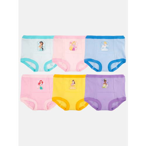 Princess Character Toddler Girl Training Pants, 6 - Pack, Sizes 2T-3T