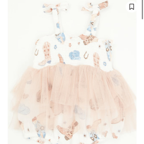 Angel Dear Infant Girls' Boots Tutu Tank Onsie