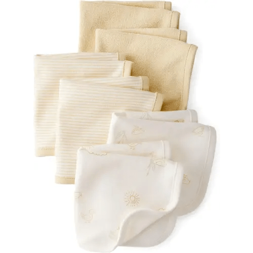 Carter's 6-Pack Washcloths (Ivory/Yellow)