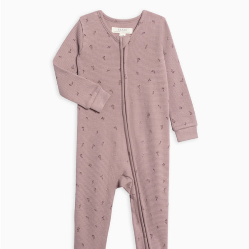 Lane Waffle Knit Zipper Sleeper