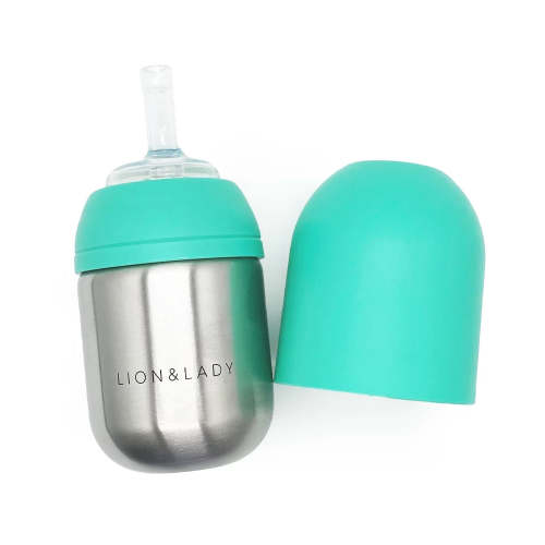 Toddler Straw Cup - 210ml 18/8 Stainless Steel