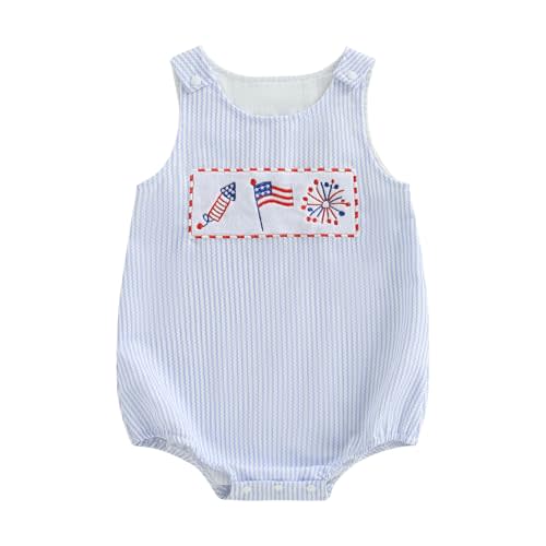 BeQeuewll Summer Baby Clothes Newborn Boy Girl Smocked Bubble Romper Soccer Plaid Overall Infant Jumpsuit