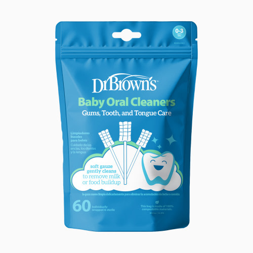 Dr. Brown's Baby Oral Gauze Cleaners - White