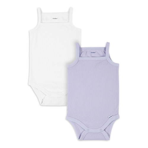 Modern Moments by Gerber Baby Girls Sleeveless Onesies Bodysuits, (0-3 Months - 24 Months)