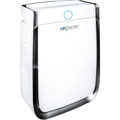 AIRDOCTOR AD3500 Air Purifier for Home and Large Rooms Up to 1260 sq. ft. 2x/hour | UltraHEPA, Carbon, VOC Filters and Air Quality Sensor. Captures Particles 100x Smaller Than HEPA