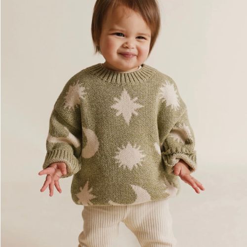 Cozmo Matcha Moon Star Sweater Baby