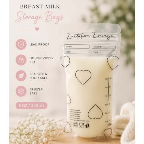 Breastmilk bags 100 count