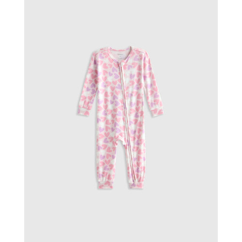 Bamboo One Piece Pajama - Baby in Sage Mist