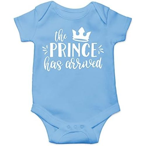 The Prince Has Arrived - Funny Baby Essentials Bodysuit - Cute Baby Boy Clothes Newborn Outfits
