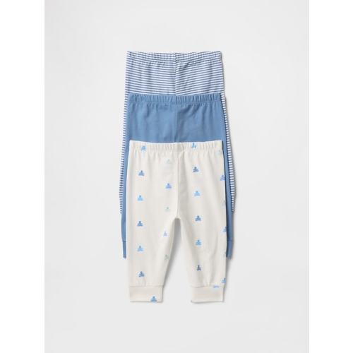 Baby First Favorites Organic Cotton Pull-On Pants (3-Pack)