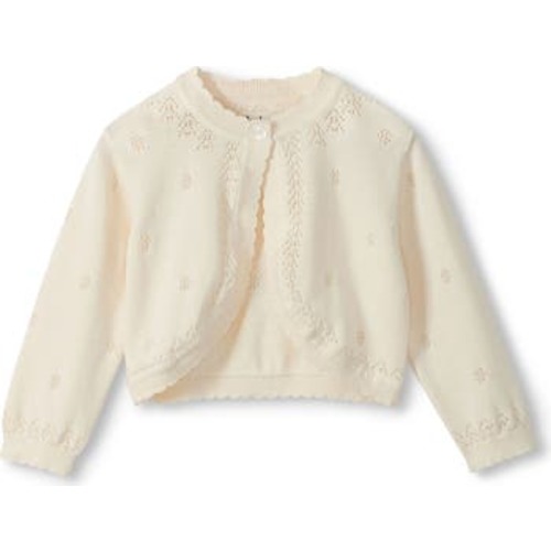 Kids' Pointelle Knit Cardigan, 6-9M