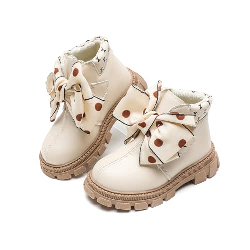 Mybozz Kids Boots Girls Boys Shoes Side Zipper Cute Ankle Boot(Toddler/Little Kid)