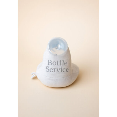 Baby Bottle Pillow Holder for Parents - "Bottle Service" - Fuzzy Feeder | Maisonette