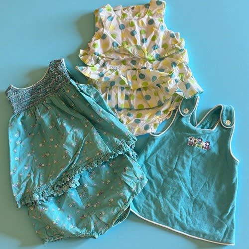 Vintage Gymboree Summer Rompers Cotton 1999-2000 18-24M