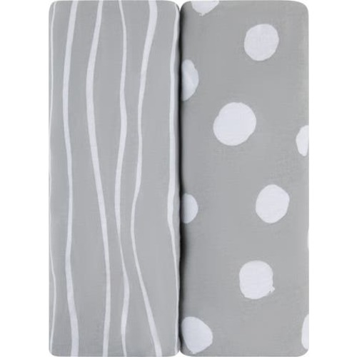 Baby Fitted Bassinet Sheet 2 Pack