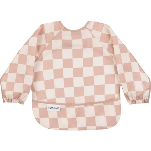 Tiny Twinkle Mess Proof Baby Bib, Long Sleeve Bib Outfit, Waterproof Bibs for Toddlers, Machine Washable, Tug Proof