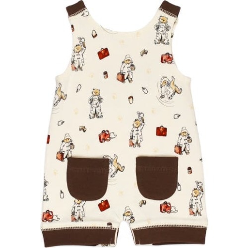x Paddington Bear™ Sleeveless Organic Cotton Pocket Romper, 9-12m (19-22 lbs)