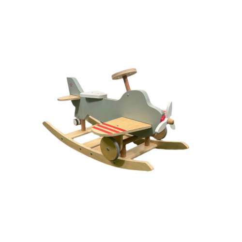 Wonder and Wise Airplane Rocker, Plywood and Rubber